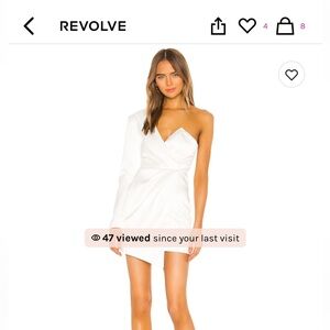 Revolve vanity mini dress in white